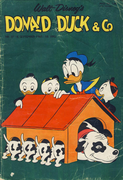 Cover for Donald Duck & Co (Hjemmet / Egmont, 1948 series) #37/1965