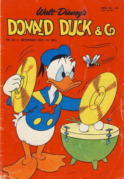 Cover for Donald Duck & Co (Hjemmet / Egmont, 1948 series) #36/1965