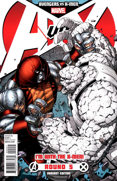 Cover for Avengers vs. X-Men (Marvel, 2012 series) #5 [Team X-Men Variant Cover by Dale Keown]