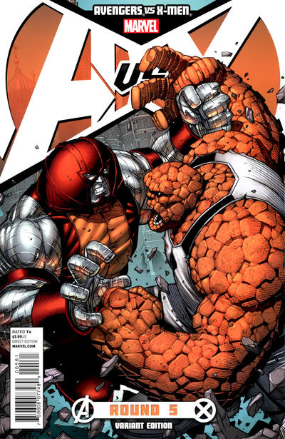 Cover for Avengers vs. X-Men (Marvel, 2012 series) #5 [Variant Cover by Dale Keown]