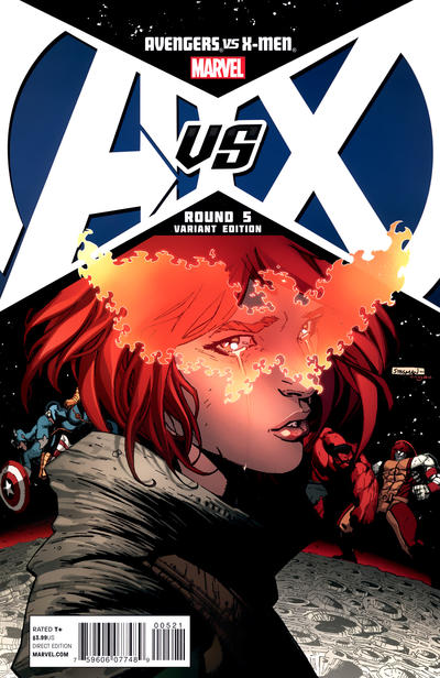 Cover for Avengers vs. X-Men (Marvel, 2012 series) #5 [Variant Cover by Ryan Stegman]
