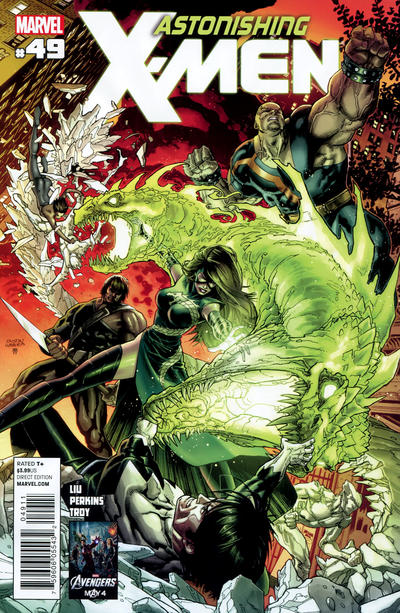 Cover for Astonishing X-Men (Marvel, 2004 series) #49 [Direct]