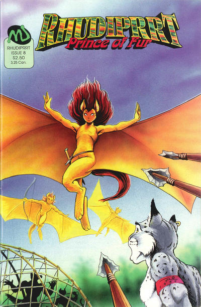 Cover for Rhudiprrt, Prince of Fur (MU Press, 1990 series) #8