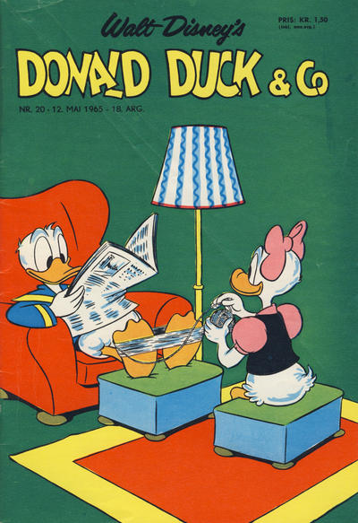 Cover for Donald Duck & Co (Hjemmet / Egmont, 1948 series) #20/1965
