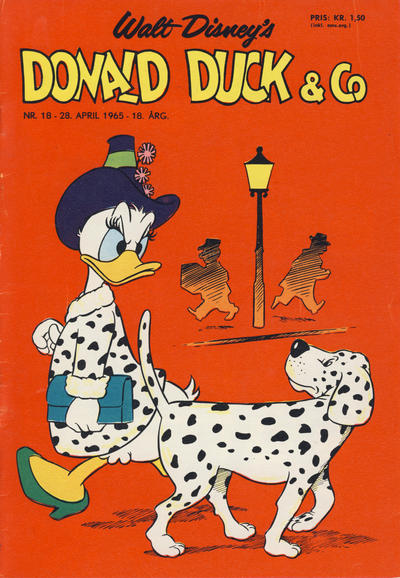 Cover for Donald Duck & Co (Hjemmet / Egmont, 1948 series) #18/1965
