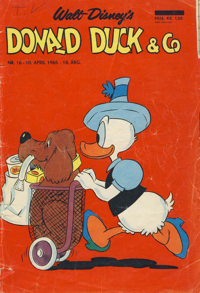 Cover for Donald Duck & Co (Hjemmet / Egmont, 1948 series) #16/1965