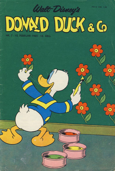 Cover for Donald Duck & Co (Hjemmet / Egmont, 1948 series) #7/1965