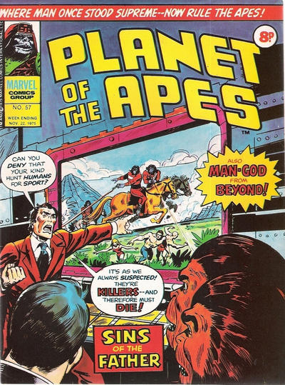 Cover for Planet of the Apes (Marvel UK, 1974 series) #57