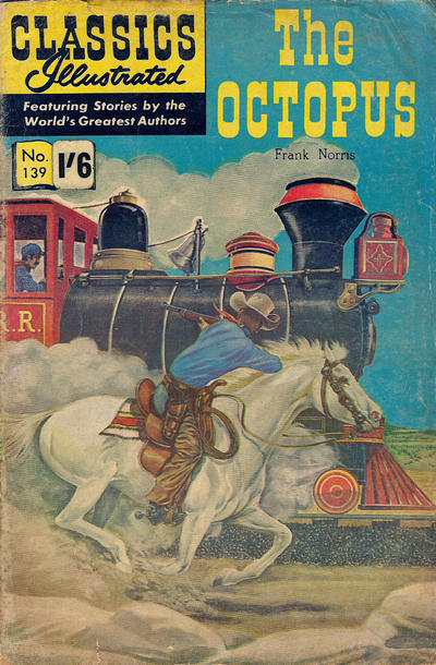Cover for Classics Illustrated (Thorpe & Porter, 1951 series) #139 - The Octopus [HRN 139]