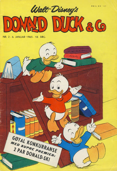 Cover for Donald Duck & Co (Hjemmet / Egmont, 1948 series) #2/1965