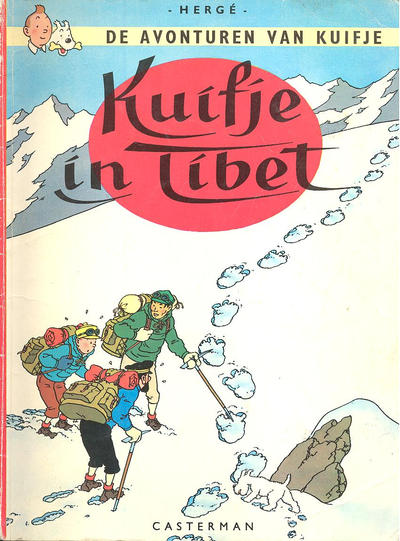 Cover for De avonturen van Kuifje (Casterman, 1961 series) #19 - Kuifje in Tibet [herdruk 19??]