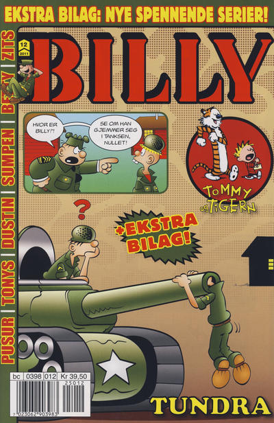 Cover for Billy (Hjemmet / Egmont, 1998 series) #12/2012 (12/2011)