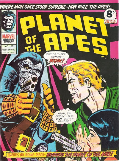 Cover for Planet of the Apes (Marvel UK, 1974 series) #37