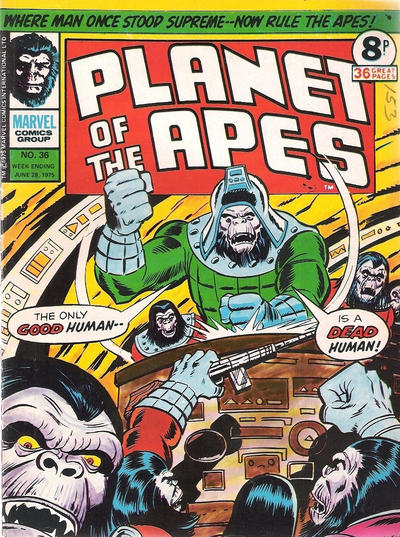 Cover for Planet of the Apes (Marvel UK, 1974 series) #36