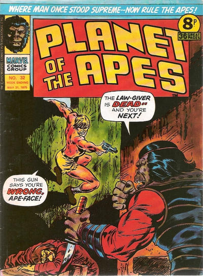 Cover for Planet of the Apes (Marvel UK, 1974 series) #32