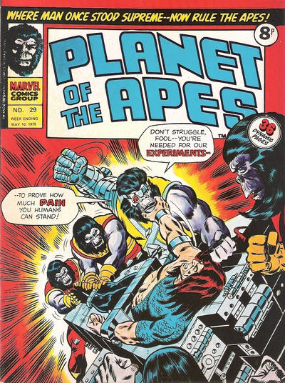 Cover for Planet of the Apes (Marvel UK, 1974 series) #29
