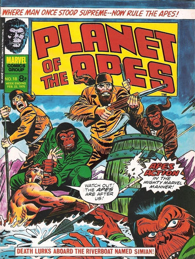 Cover for Planet of the Apes (Marvel UK, 1974 series) #18