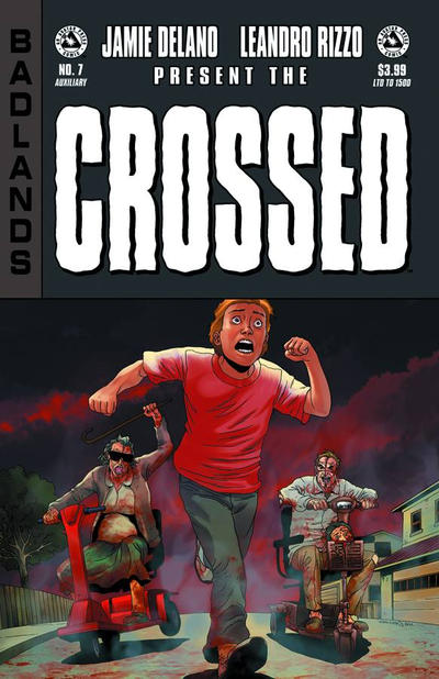 Cover for Crossed Badlands (Avatar Press, 2012 series) #7 [Auxiliary Cover - Jacen Burrows]