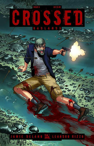 Cover for Crossed Badlands (Avatar Press, 2012 series) #8 [Regular Cover - Jacen Burrows]