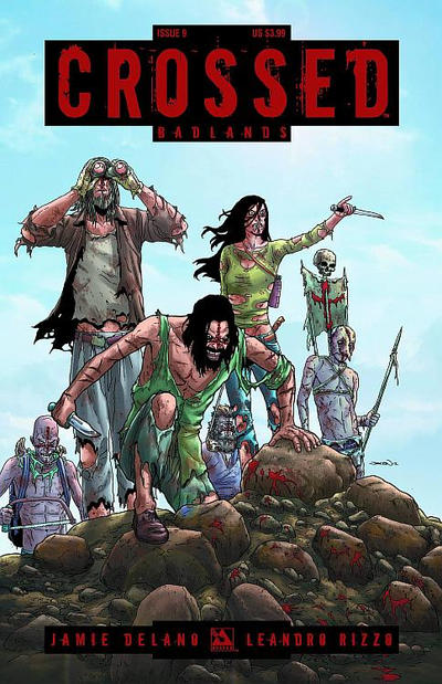 Cover for Crossed Badlands (Avatar Press, 2012 series) #9 [Regular Cover - Jacen Burrows]
