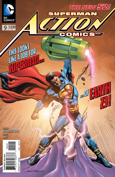 Cover for Action Comics (DC, 2011 series) #9 [Combo-Pack]