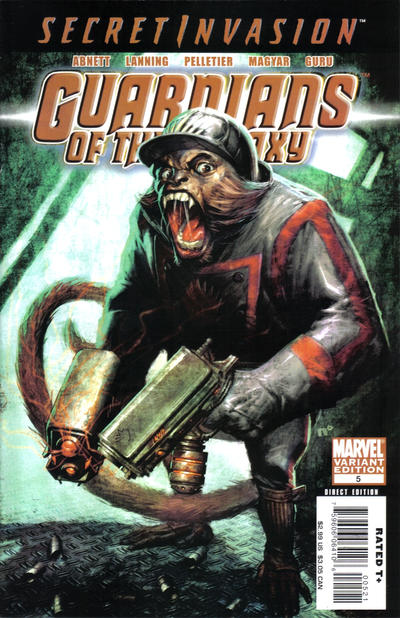 Cover for Guardians of the Galaxy (Marvel, 2008 series) #5 [Marvel Apes Variant]