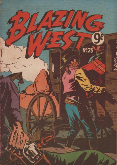 Cover for Blazing West (H. John Edwards, 1950 ? series) #23