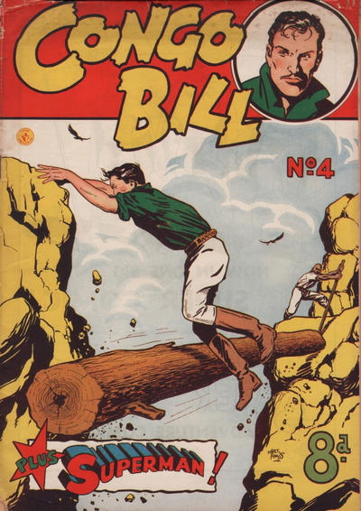 Cover for The Adventures of Congo Bill (K. G. Murray, 1954 series) #4