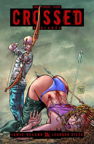 Cover for Crossed Badlands (Avatar Press, 2012 series) #9 [Torture Cover - Matt Martin]