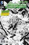 Cover Thumbnail for Green Lantern (2011 series) #8 [Doug Mahnke / Mark Irwin Black & White Cover]