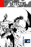 Cover for Detective Comics (DC, 2011 series) #8 [Tony S. Daniel Black & White Wraparound Cover]