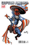Cover for Captain America (Marvel, 2011 series) #3 [Salvador Larroca Architect Variant]