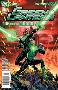 Cover Thumbnail for Green Lantern (DC, 2011 series) #5 [Newsstand]