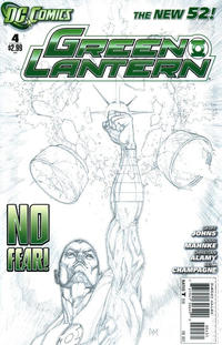 Cover Thumbnail for Green Lantern (DC, 2011 series) #4 [Doug Mahnke Sketch Cover]