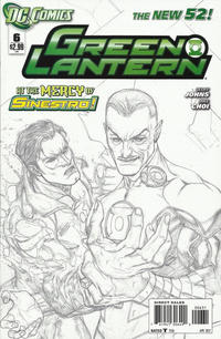 Cover Thumbnail for Green Lantern (DC, 2011 series) #6 [Doug Mahnke Sketch Cover]