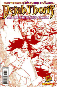 Cover Thumbnail for Dejah Thoris and the White Apes of Mars (Dynamite Entertainment, 2012 series) #4 [Dynamic Forces Sean Chen risqué red ]