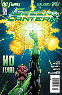 Cover Thumbnail for Green Lantern (DC, 2011 series) #4 [Newsstand]
