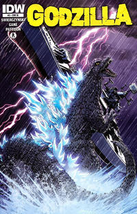 Cover for Godzilla (IDW, 2012 series) #3 [Cover RI Jeff Zornow]