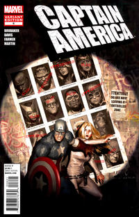 Cover Thumbnail for Captain America (Marvel, 2011 series) #6 [Marvel 50th Anniversary Cover]