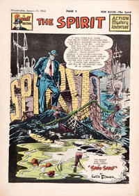 Cover for The Spirit (Register and Tribune Syndicate, 1940 series) #1/15/1950