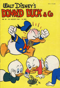 Cover Thumbnail for Donald Duck & Co (Hjemmet / Egmont, 1948 series) #34/1961