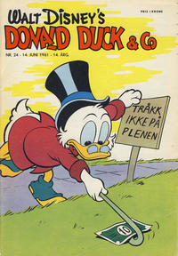 Cover for Donald Duck & Co (Hjemmet / Egmont, 1948 series) #24/1961