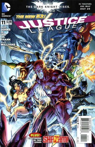 Cover for Justice League (DC, 2011 series) #11 [Direct Sales]