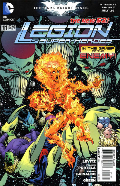 Cover for Legion of Super-Heroes (DC, 2011 series) #11
