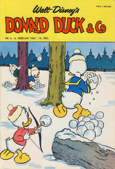Cover for Donald Duck & Co (Hjemmet / Egmont, 1948 series) #6/1963