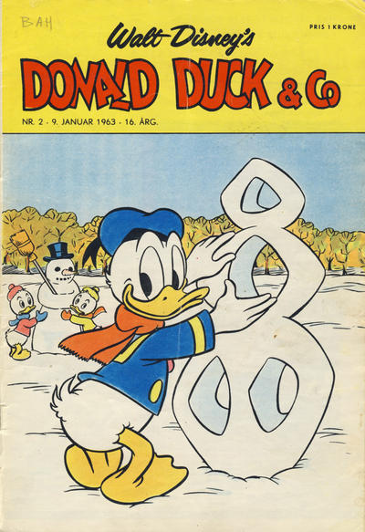 Cover for Donald Duck & Co (Hjemmet / Egmont, 1948 series) #2/1963