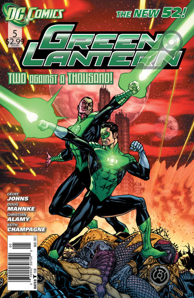 Cover for Green Lantern (DC, 2011 series) #5 [Newsstand]