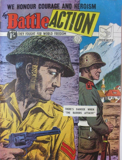 Cover for Battle Action (Horwitz, 1954 ? series) #29