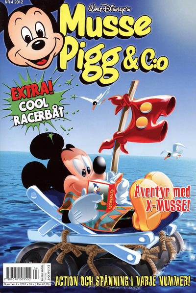 Cover for Musse Pigg & C:o (Egmont, 1997 series) #4/2012