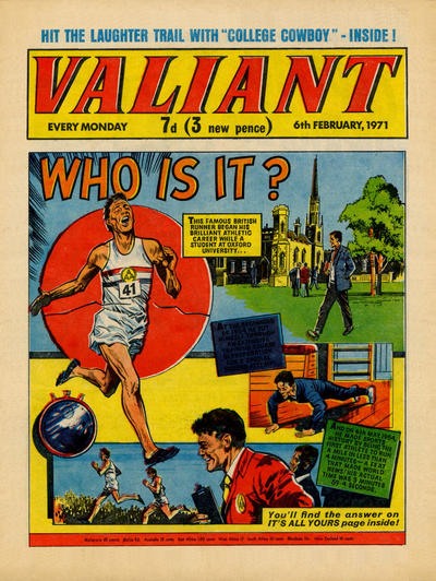 Cover for Valiant (IPC, 1964 series) #6 February 1971